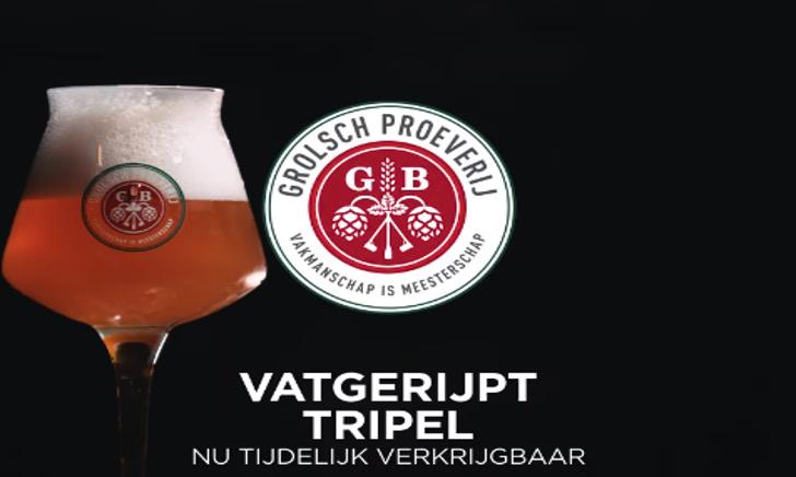 Grolsch Vatgrijpte Tripel Header
